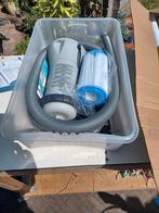 Zwembad 2.60 x 1.60 x 0.65 m. + pomp, ondervloer en dekzijl., Tuin en Terras, Ophalen, Minder dan 80 cm, 200 tot 400 cm, Rechthoekig