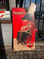 Vintage Coca-Cola Reclamebord XL, Ophalen, Reclamebord, Gebruikt, .