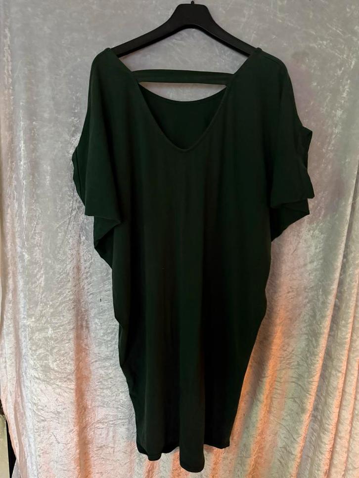 Italiaanse Vlinder Top - Emerald Groen - XXL, Kleding | Dames, Tops, Zo goed als nieuw, Maat 46/48 (XL) of groter, Groen, Ophalen of Verzenden