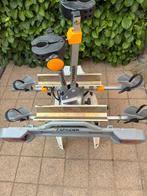 Spinder Falcon fietsdrager 2 doorvoer en 1 oprijgoot., Verzenden, 2 fietsen, Gebruikt, Trekhaakdrager
