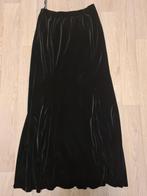 fluwelen zwarte lange rok, Zwart, Zo goed als nieuw, Vera Mont, Onder de knie