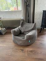 Grijze Lounge Pug Zitzak / Loungepuf, Ophalen of Verzenden, Zo goed als nieuw, Grijs, Zitzak