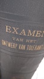 Examen van tolerantie A. Comrie, Ophalen of Verzenden