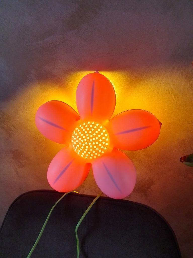 Ikea bloemen lamp, Ophalen of Verzenden, Zo goed als nieuw