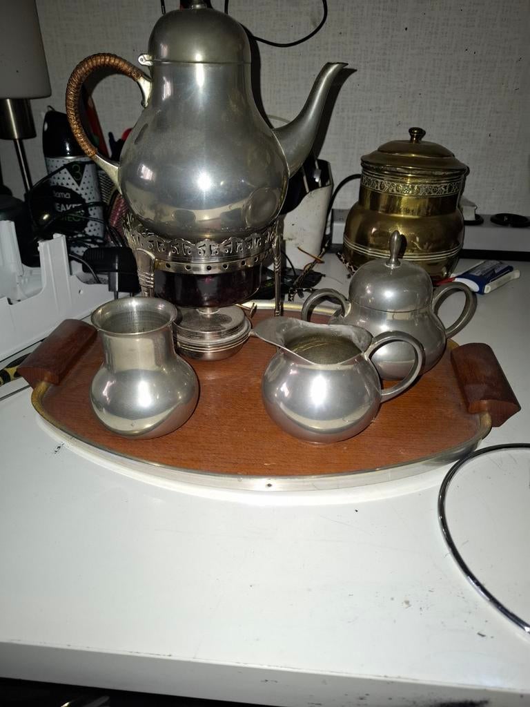 een leuke antieke setje, Antiek en Kunst, Antiek | Tin, Ophalen