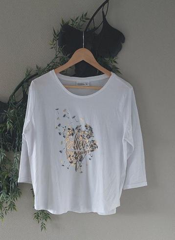 SHIRT wit+gouden print M🙂 beschikbaar voor biedingen