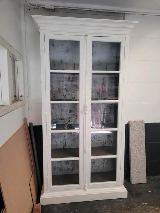 Mooie oude en hoge buffetkast, Huis en Inrichting, Kasten | Buffetkasten, Gebruikt, 200 cm of meer, 100 tot 150 cm, 25 tot 50 cm