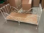 Antiek stalen bed, Gebruikt, Eenpersoons, 190 cm of minder, Metaal