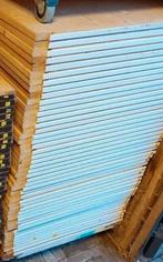 30x Lundia schappen 100x60, ongelakt., Ophalen, Gebruikt