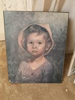Schilderij van huilend kind, Antiek en Kunst, Ophalen of Verzenden