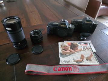 Canon T70 met 2 lenzen beschikbaar voor biedingen
