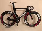 Baanfiets carbon met ffWD wielen frame maat 50/51, Fietsen en Brommers, Fietsen | Racefietsen, Overige merken, Carbon, Ophalen of Verzenden