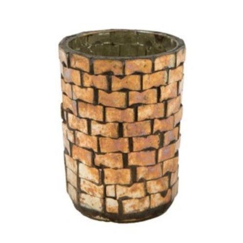 Votive Bastia S antiek goud theelichthouder, Huis en Inrichting, Woonaccessoires | Kandelaars en Kaarsen, Nieuw, Kandelaar, Minder dan 25 cm