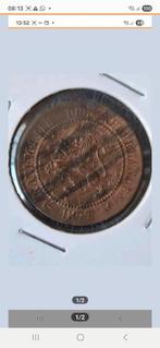 2 1/2 Cent 1877 in mooie kwaliteit., Ophalen of Verzenden, Koning Willem III, Overige waardes, Losse munt