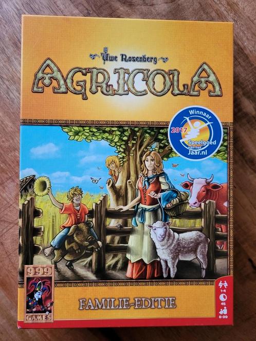 Agricola familie editie, Hobby en Vrije tijd, Gezelschapsspellen | Bordspellen, Zo goed als nieuw, Een of twee spelers, Drie of vier spelers