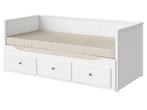 IKEA HEMNES  bed, Huis en Inrichting, Slaapkamer | Bedden, Ophalen, Wit, Tweepersoons, HEMNES
