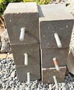 6 stukken betonpoeren, Ophalen, Zo goed als nieuw