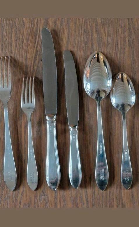 Gero p618 puntfilet, verzilverd, losse delen., Antiek en Kunst, Antiek | Bestek, Ophalen of Verzenden