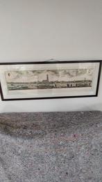 Utrecht Ets, Inkleuring, 103x38cm, Antiek en Kunst, Kunst | Etsen en Gravures, Ophalen