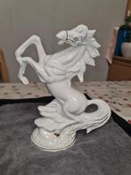 steigerend paard met bladgoud  klein, Verzamelen, Ophalen of Verzenden, Zo goed als nieuw, Dier