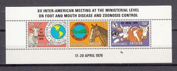 Nederlandse Antillen blokje dieren 1979  beschikbaar voor biedingen