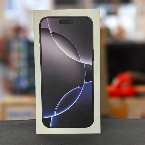 Apple iPhone 16 Pro Max 1TB Accu 100% | Black Titanium - NIE, Telecommunicatie, Mobiele telefoons | Apple iPhone, Nieuw