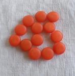 13x Vintage oranje knopen, Ophalen of Verzenden, Nieuw, Knoop of Knopen