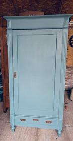 Brocante grenen kast eendeurskast, Antiek en Kunst, Antiek | Meubels | Kasten, Ophalen of Verzenden