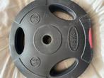 Halterstang met 2x15kg gewichten, Sport en Fitness, Fitnessmaterialen, Ophalen, Gebruikt, Armen, Halterset