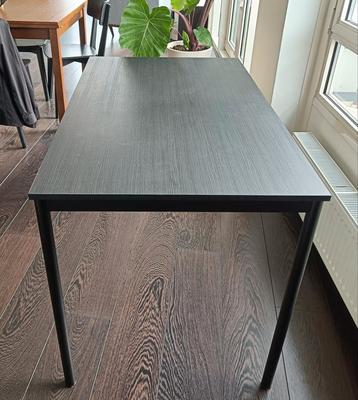 Zwarte rechthoekige tafel Ikea Sandsberg  beschikbaar voor biedingen