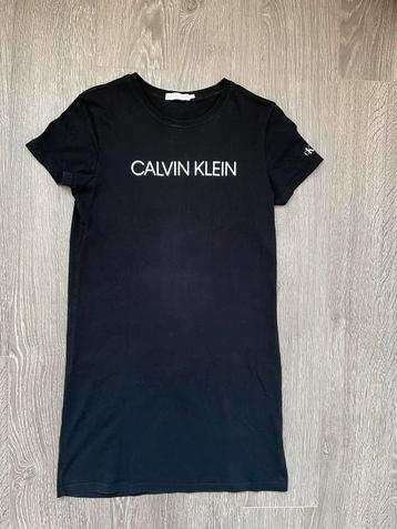 Meisjes jurkje / jurk zwart van Calvin Klein mt 164 beschikbaar voor biedingen
