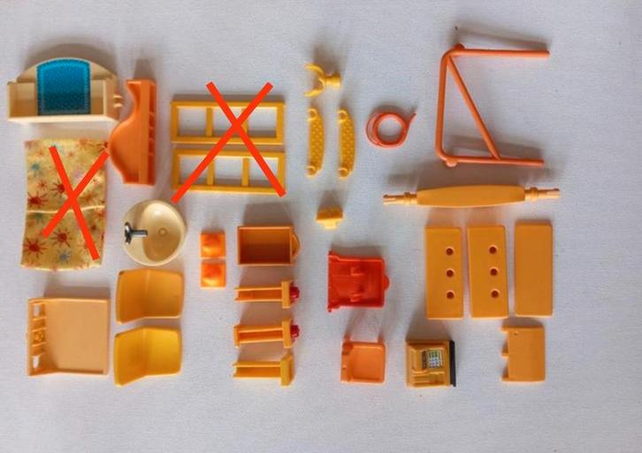 O Playmobil onderdelen geel 0,25 per stuk, Kinderen en Baby's, Speelgoed | Playmobil, Zo goed als nieuw, Ophalen of Verzenden