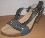 SCHOLL leren comfort sandalen. Zgan. Maat 38., Zwart, SCHOLL, Zo goed als nieuw, Sandalen of Muiltjes