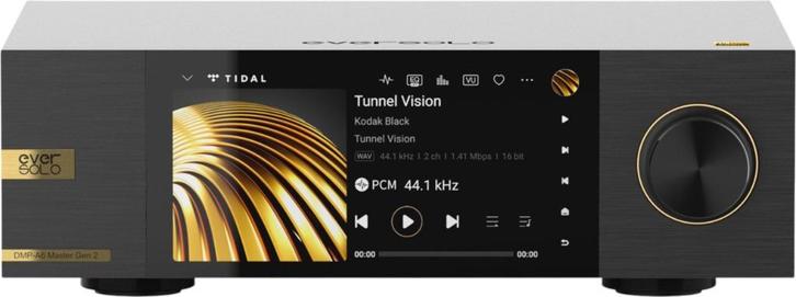 Eversolo DMP-A6 Master Edition Gen 2 muziekstreamer zwart, Audio, Tv en Foto, Mediaspelers, Zo goed als nieuw, HDMI, USB 2.0, Optische audio