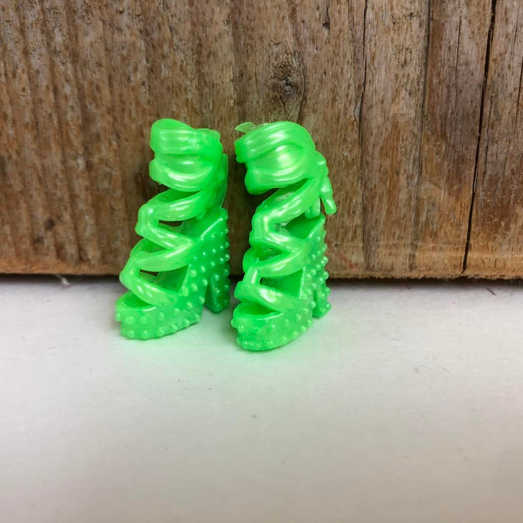 Groene sandalen met sleehak, Ophalen of Verzenden, Zo goed als nieuw, Barbie