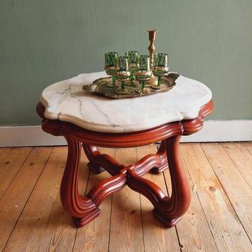 Lucky Vintage marmeren tafel Hurtado Valencia bijzettafel  beschikbaar voor biedingen