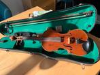 1/2 viool met stijkstok in oude kist, Muziek en Instrumenten, Strijkinstrumenten | Violen en Altviolen, Gebruikt, 1/2-viool, Viool