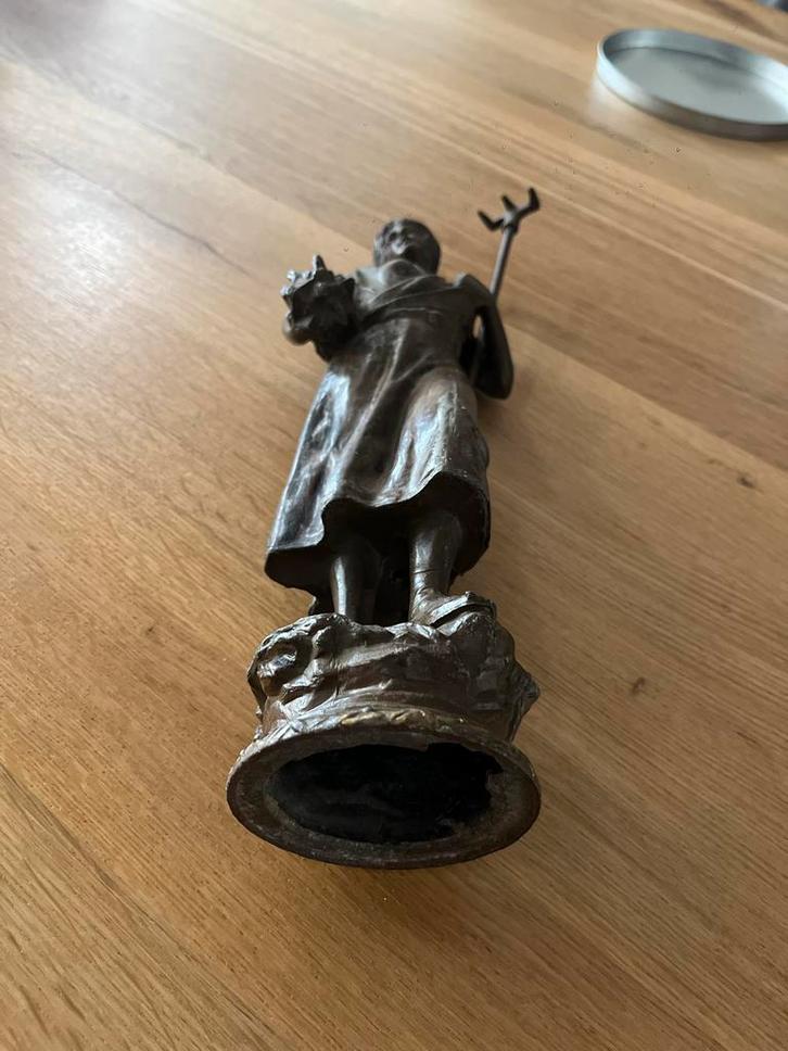 Antieke Bronzen Beeldjes/ paperclip/theelepels, Antiek en Kunst, Kunst | Beelden en Houtsnijwerken, Ophalen of Verzenden