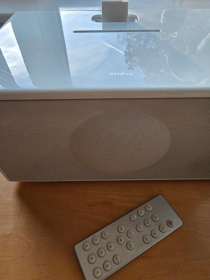 Geneva Sound System Model M - Wit, Audio, Tv en Foto, Luidsprekers, Gebruikt, Overige typen, 60 tot 120 watt, Overige merken, Ophalen of Verzenden