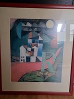 Paul Klee 'Villa R', ingelijste poster, Antiek en Kunst, Ophalen