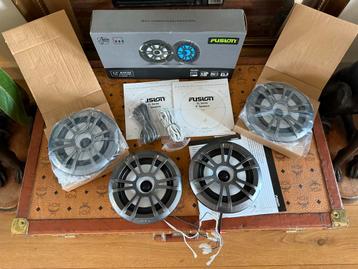 4x Fusion 6.5" Marine LED Speakers - 2x Nieuw in doos beschikbaar voor biedingen