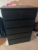 IKEA Malm ladekast (6 lades, zwartbruin), Ophalen, Overige materialen, Gebruikt, 5 laden of meer
