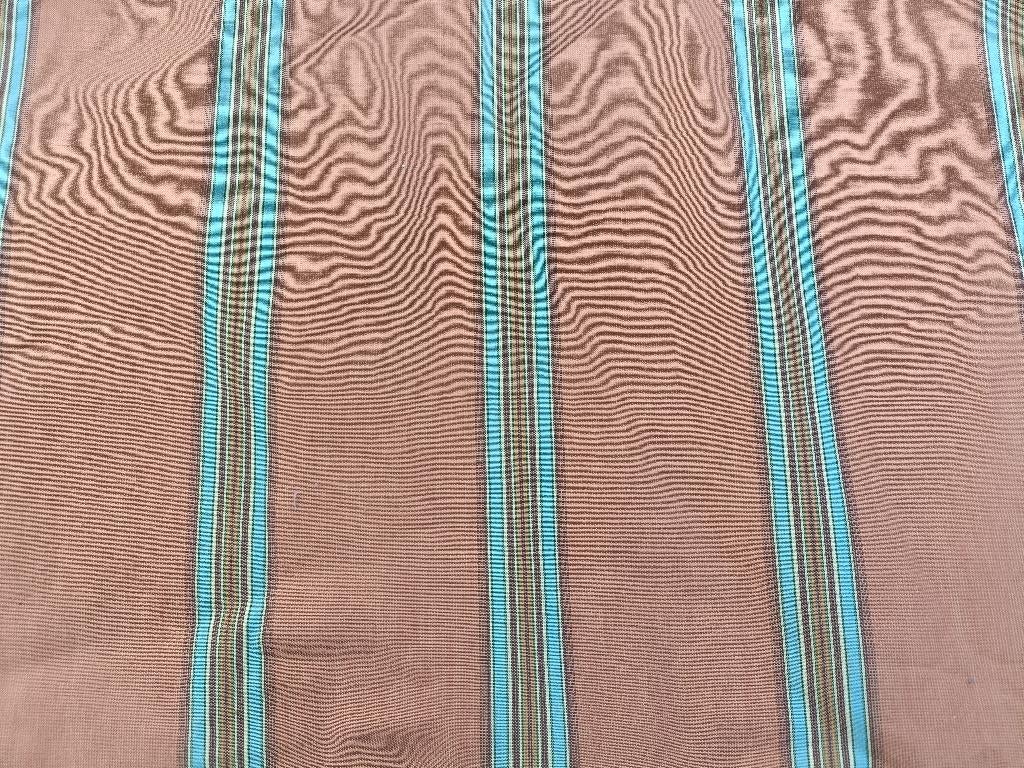 Vintage gordijn DUBBEL GEVOERD FLANEL 2200 gram 283 x 74 cm, Huis en Inrichting, Stoffering | Gordijnen en Lamellen, Gebruikt