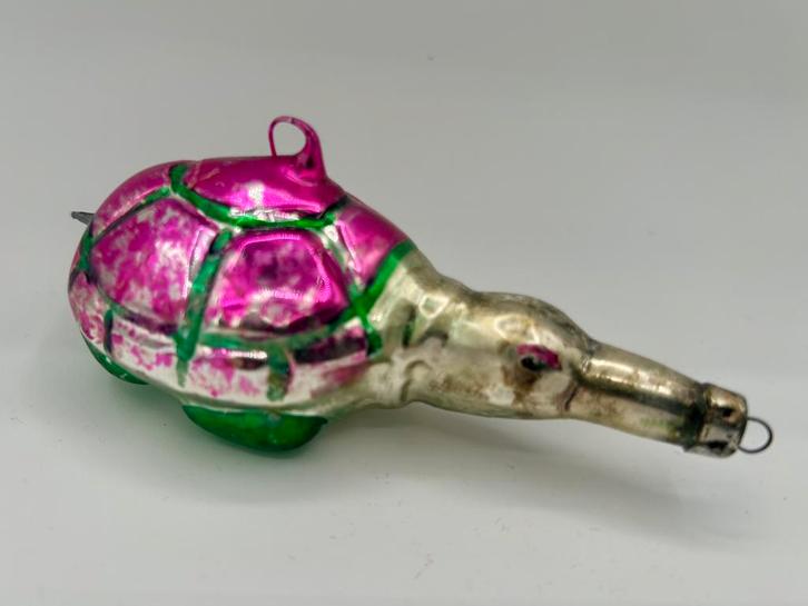 Oude kerstbal schildpad, Diversen, Kerst, Gebruikt, Ophalen of Verzenden