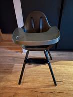 Zwarte Kinderstoel - Hip Design, Ophalen, Gebruikt, Meegroeistoel, Afneembaar eetblad