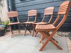 Hardhouten klapstoel zware kwaliteit, Tuin en Terras, Tuinstoelen, Ophalen, Zo goed als nieuw, Hout