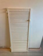 Gratis Witte Louvredeur 50x119.5cm, Ophalen, Gebruikt, Minder dan 80 cm, Binnendeur