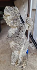 Tuinbeeld oud, Tuin en Terras, Ophalen, Gebruikt, Steen, Mensenbeeld