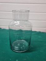 Vaas melkbus vorm van glas, Huis en Inrichting, Woonaccessoires | Vazen, Ophalen of Verzenden, 'T Olde Gre-j, Info@toldegrej.nl