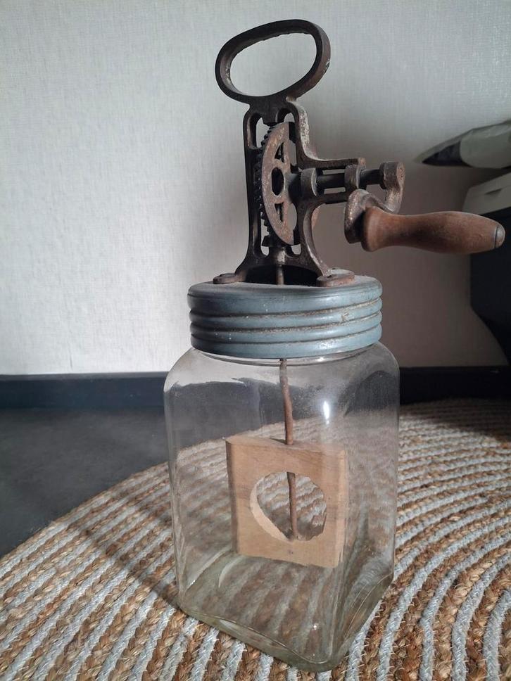 Antieke Botermaker, Antiek en Kunst, Antiek | Keukenbenodigdheden, Ophalen of Verzenden